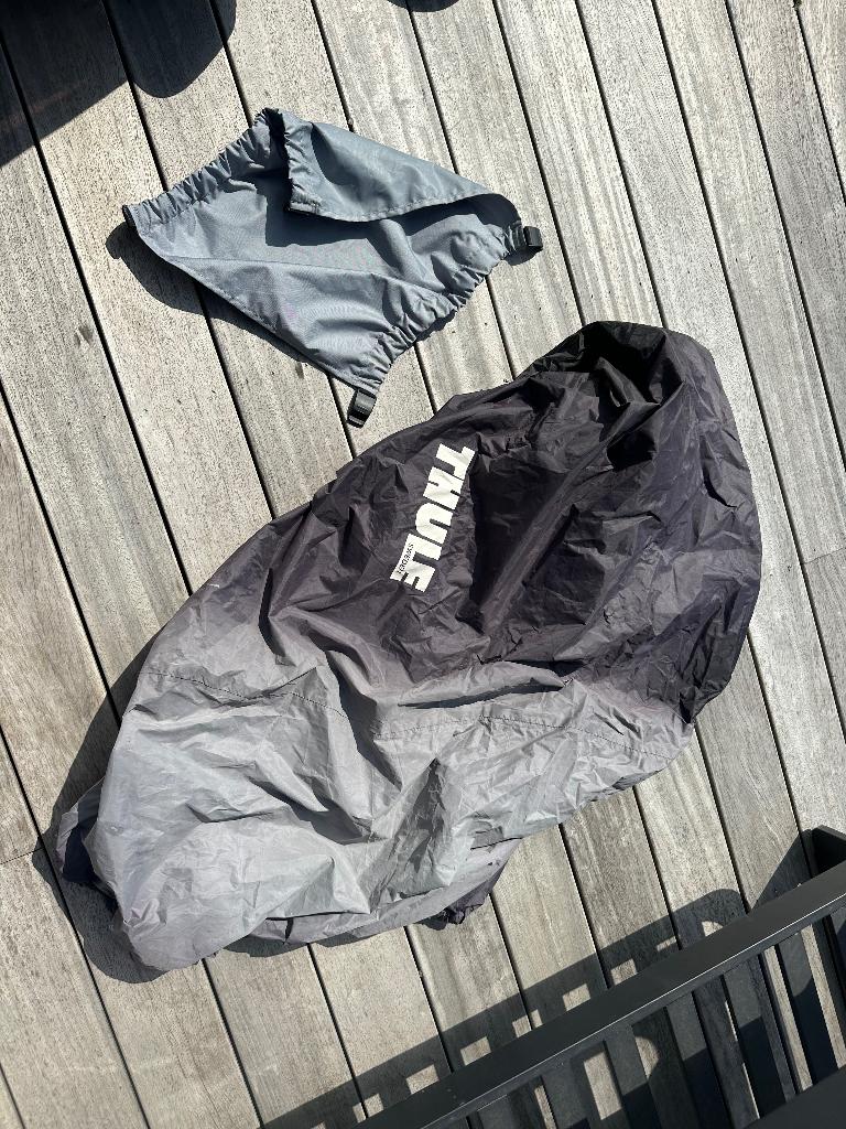 Fietskar lite thule 2 kindjes, Ophalen, Gebruikt, 40 tot 60 kg, Thule