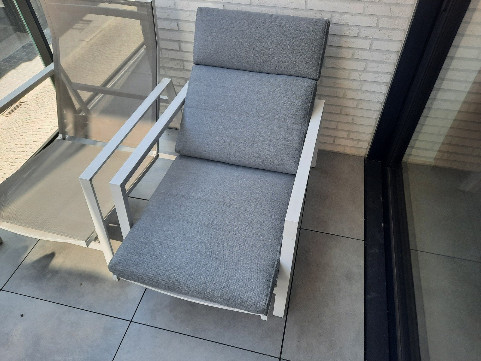 Tuinset met vier stoelen en 2 ligzetels, Enlèvement, Salons de jardin