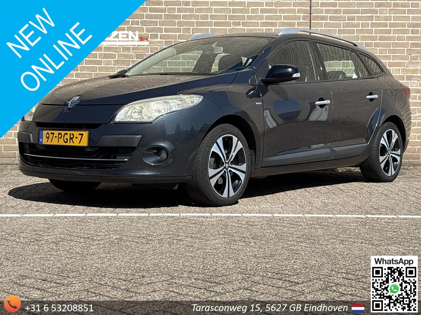 Renault Megane Estate 1.4 TCe Bose | 1/2 Leder | Cruise | Cl, Auto's, Bedrijf, 145 g/km, Zilver of Grijs, Break