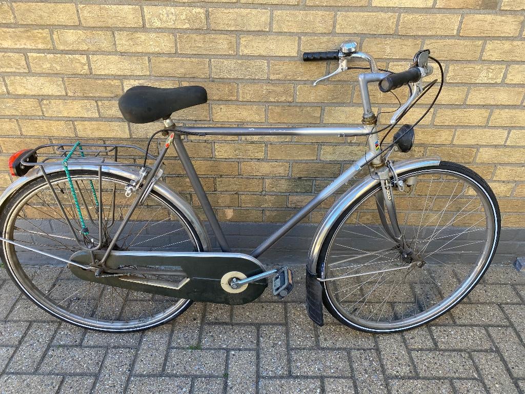 herenfiets, Fietsen en Brommers, Ophalen, Gebruikt, Velgrem, Versnellingen