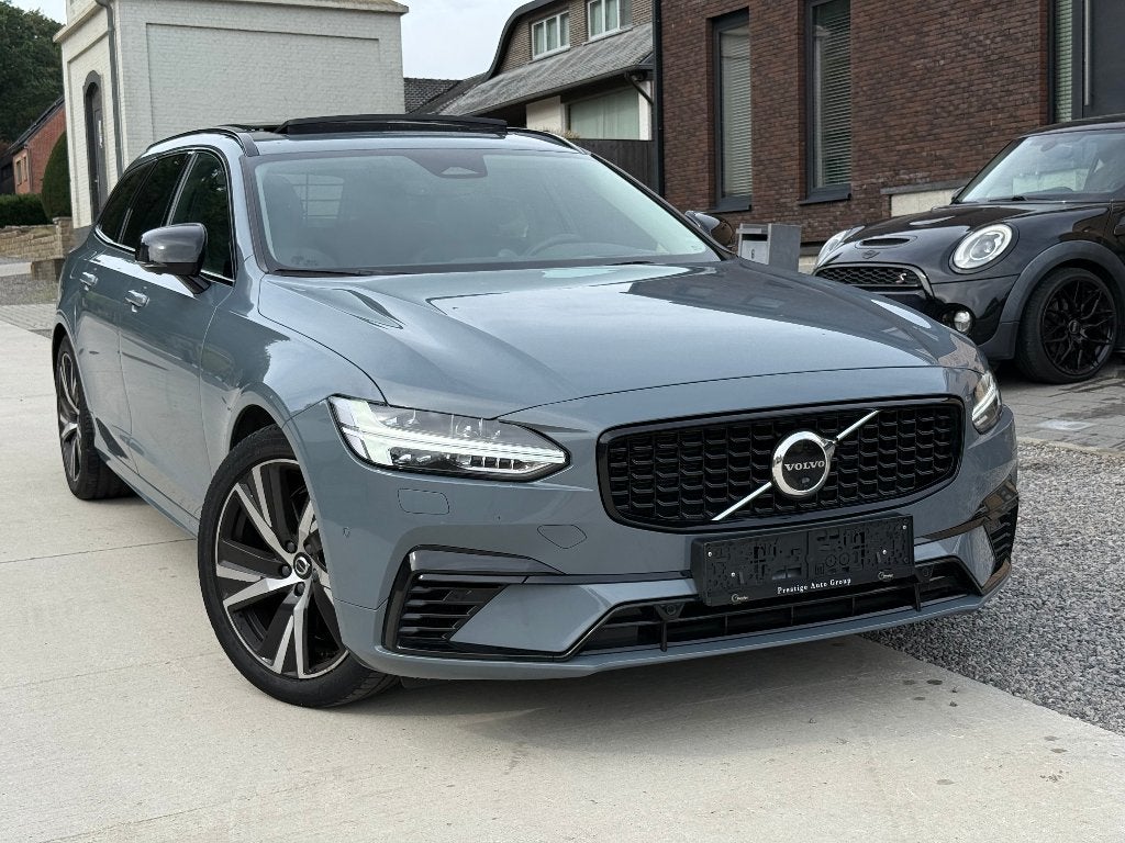 Volvo V90 T6 Recharge AWD *FULL*360*PANO*Headup*, Auto's, Automaat, Dealer onderhouden, V90, 1969 cc
