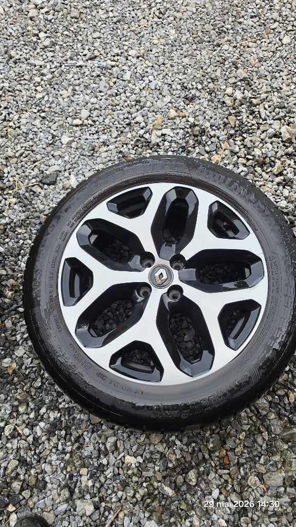 CONTINENTAL 205/55/17 jantes alliage Renault Captur I, Véhicule de tourisme, Pneus été, 205 mm, 17 pouces