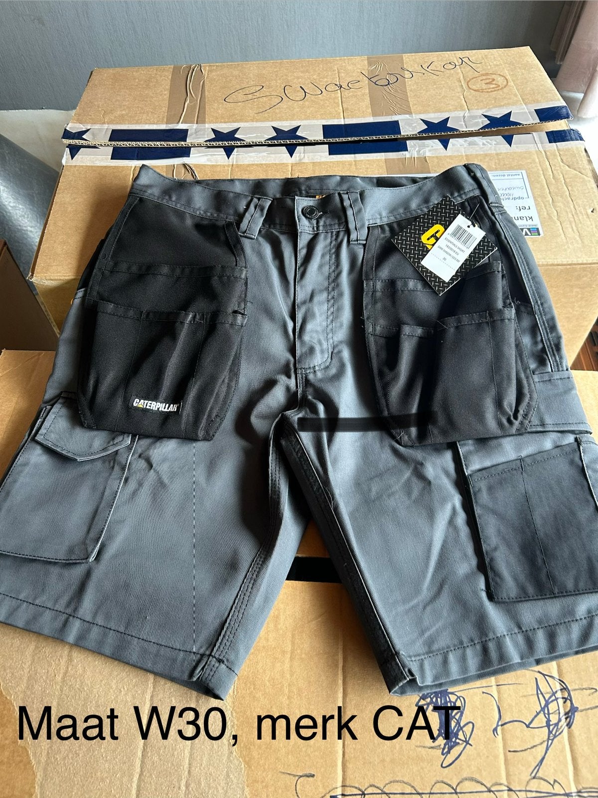 Korte (nieuwe) werkbroeken maat W30, W32 en W34, Kleding | Heren, Ophalen, Nieuw