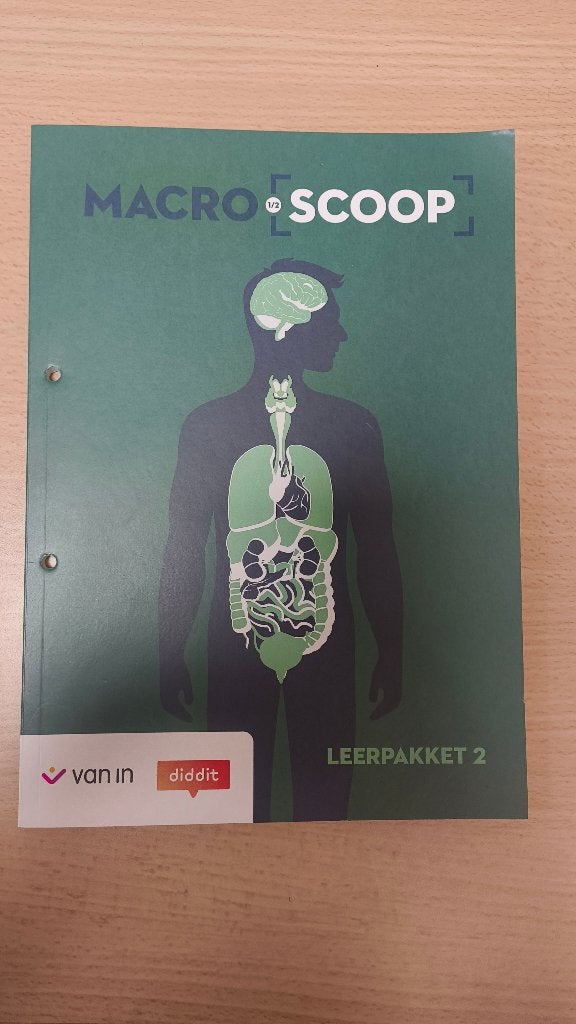 Macroscoop 1/2 leerpakket 2, Boeken, Schoolboeken, Nieuw, Biologie, Ophalen of Verzenden