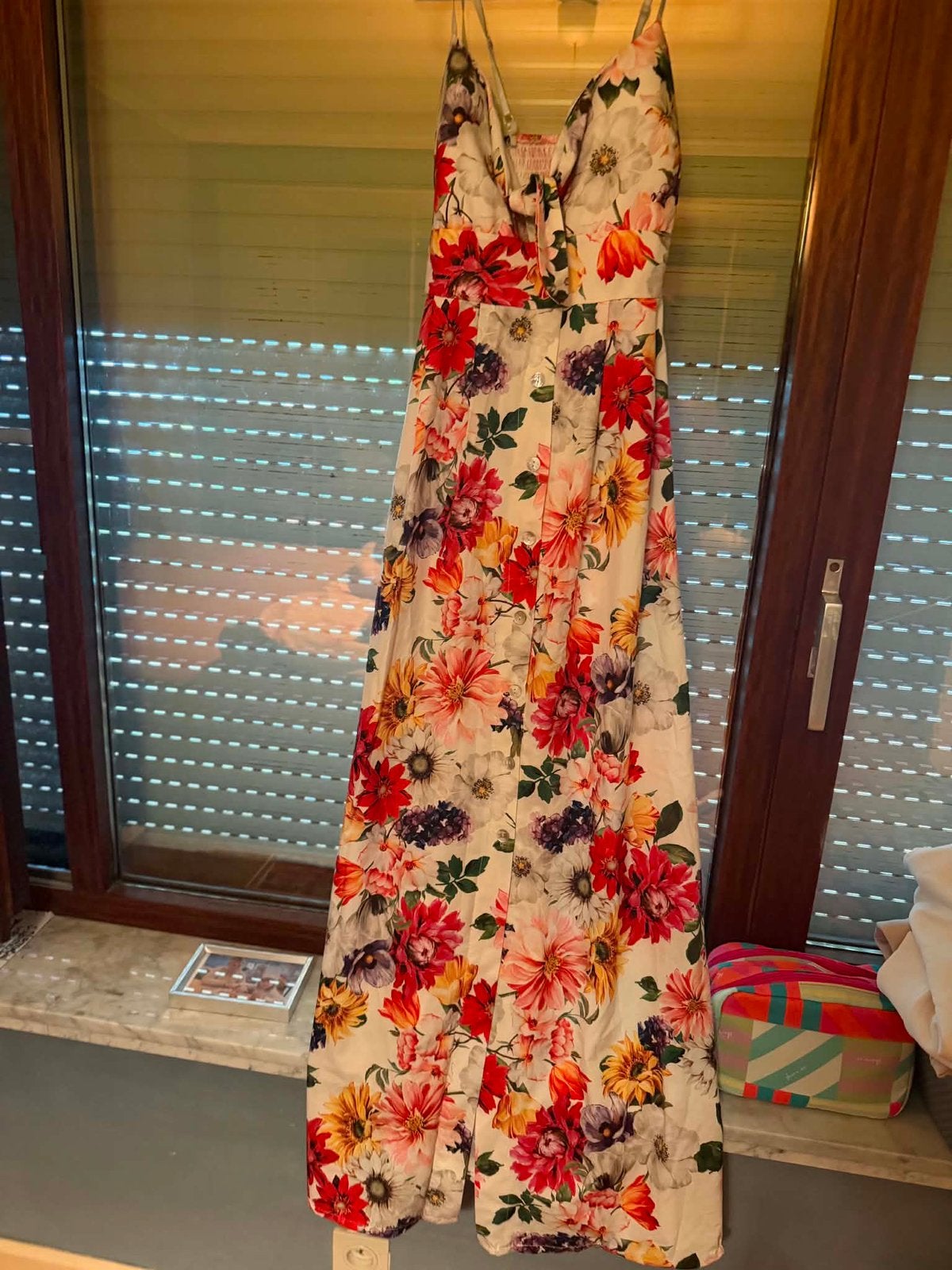 Lang kleed one size, Kleding | Dames, Jumpsuits, Ophalen of Verzenden, Zo goed als nieuw