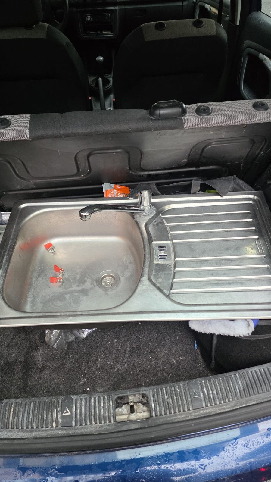 Franke lavabo met kraan, Ophalen, Gebruikt, Inbouw