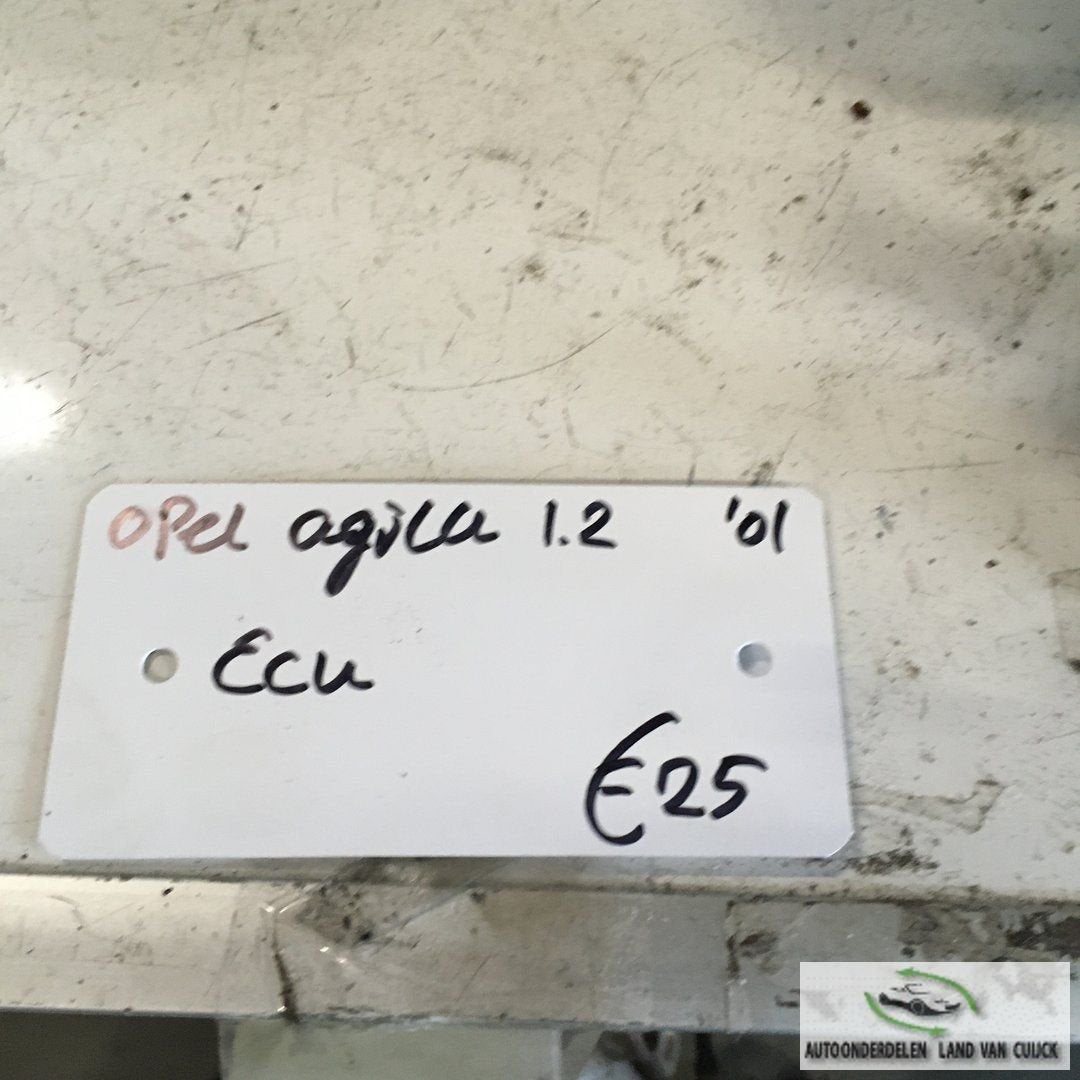 Opel Agila 1.2 2001   ECU, Gebruikt, -, -, Ophalen of Verzenden