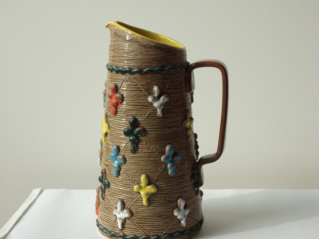 Vintage Italïe Keramiek kruik Fratelli Fanciullacci  '50/'60, Antiek en Kunst, Kunst | Designobjecten, Ophalen of Verzenden