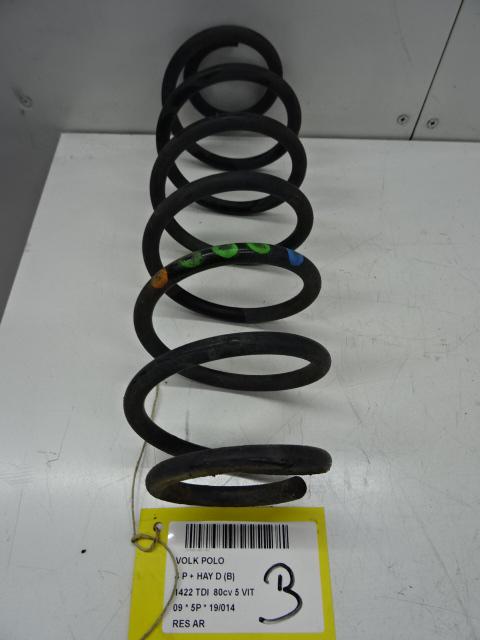 RESSORT DE SUSPENSION ARRIERE Polo IV (9N1 / 2/3), Utilisé, Volkswagen