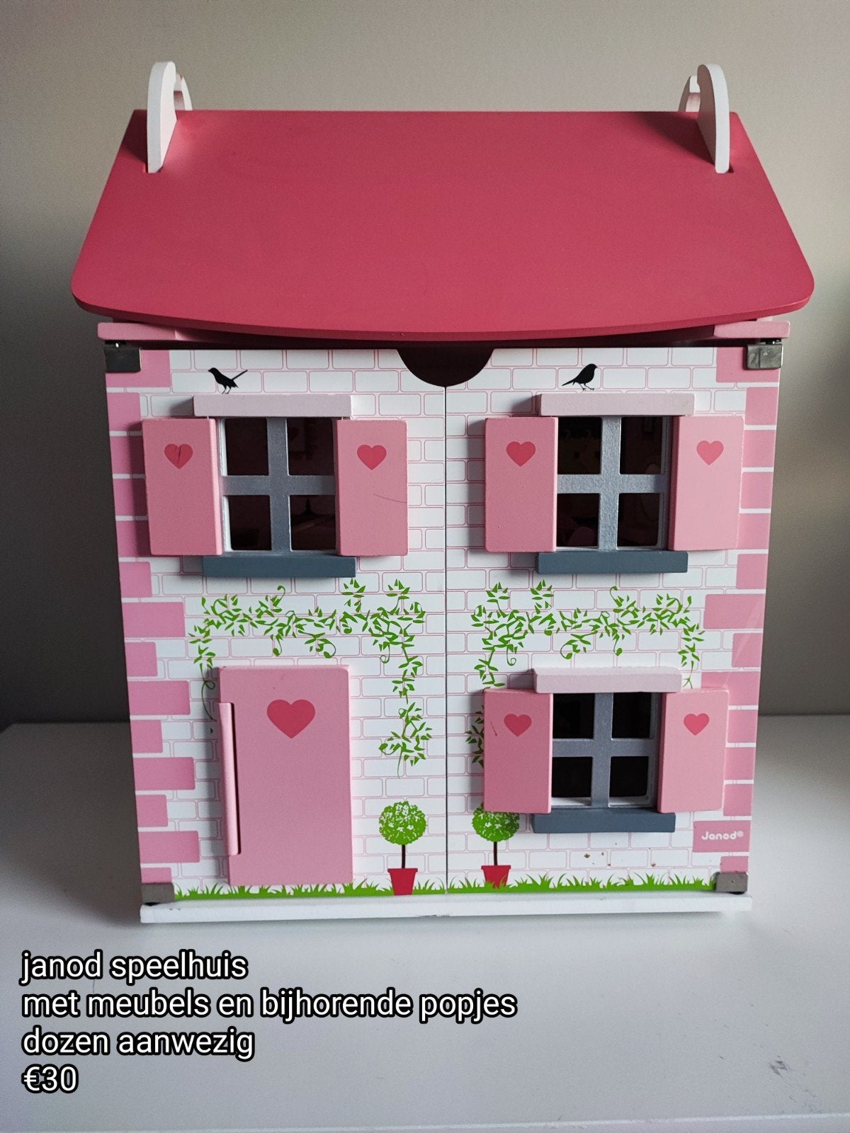 Janod poppenhuis, Ophalen, Poppenhuis
