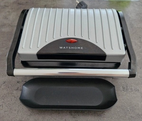 Grille de contact Watshome SW-100G, Electroménager, Grils de contact, Comme neuf, Enlèvement ou Envoi