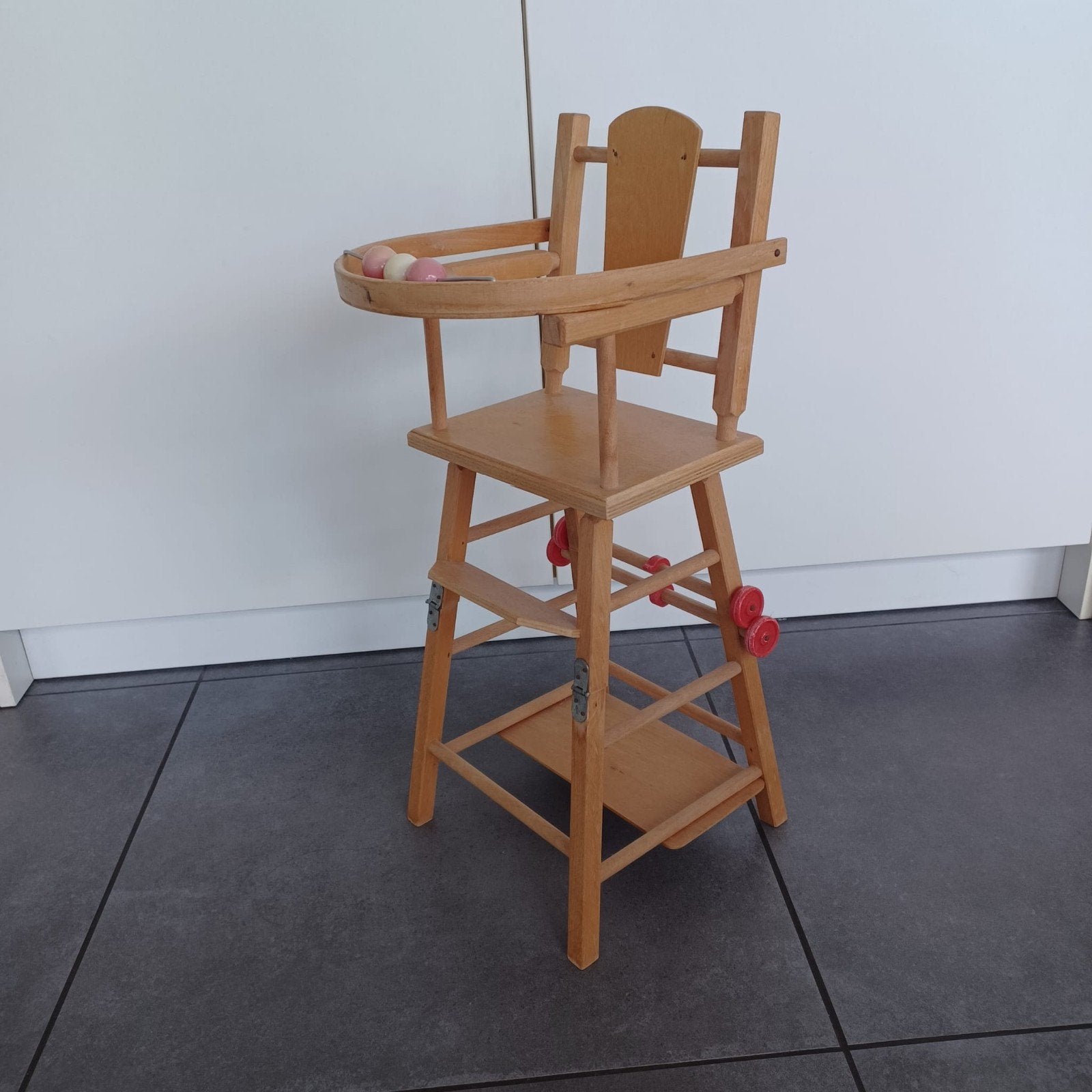 vintage poppenstoeltje, Kinderen en Baby's, Kinderstoelen, Ophalen, Gebruikt
