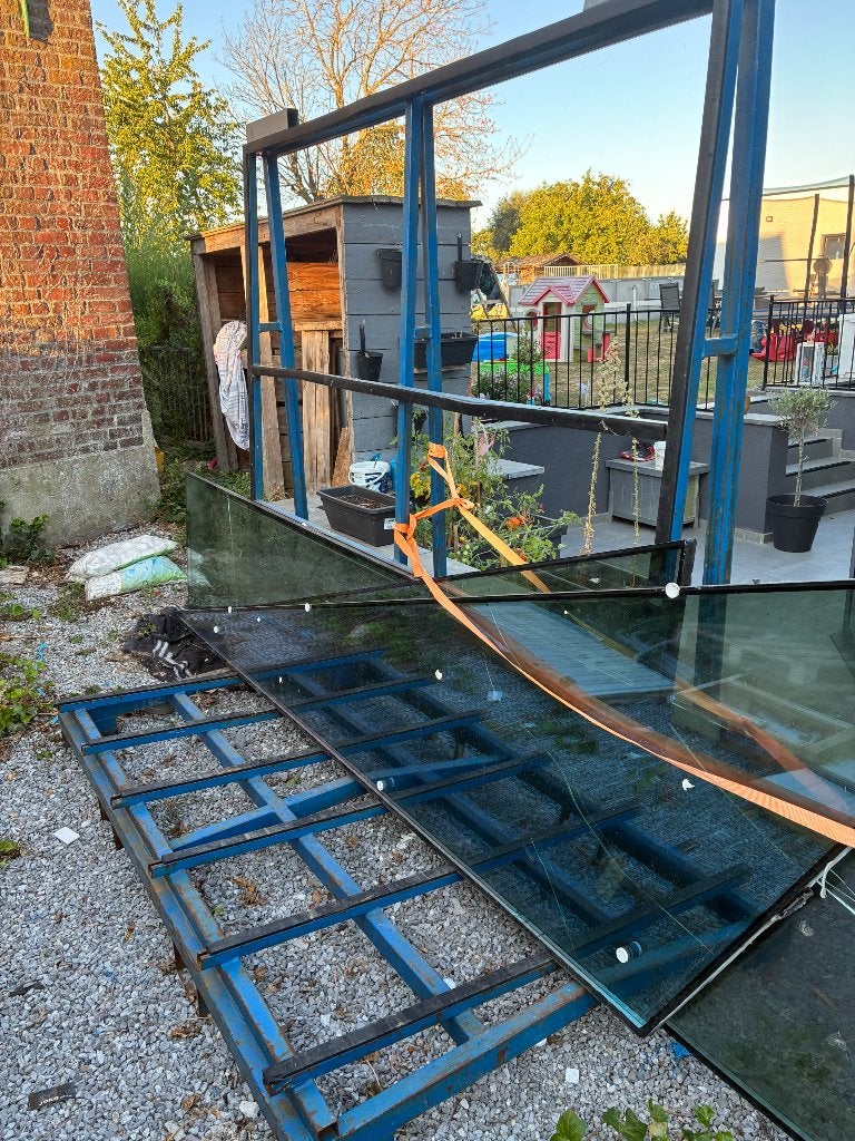 Glasbok, Doe-het-zelf en Bouw, Ophalen, Gebruikt, IJzer