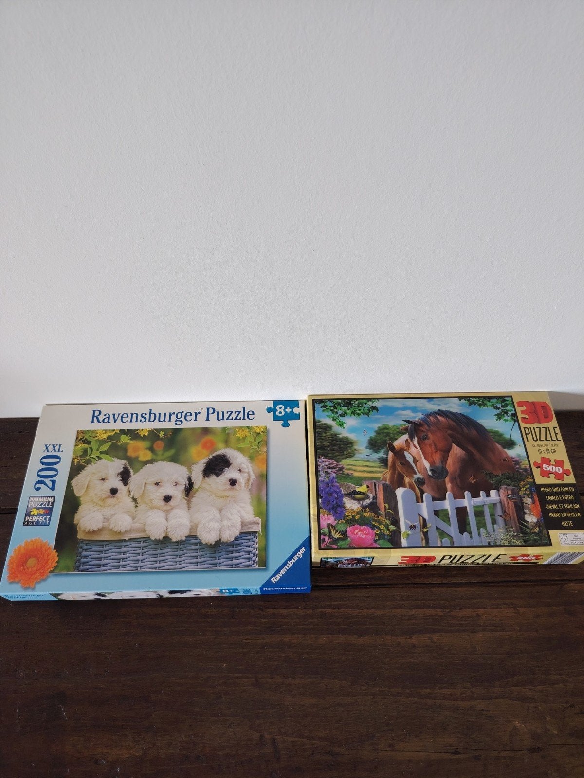 2 puzzels voor €1,50, Enlèvement, Comme neuf