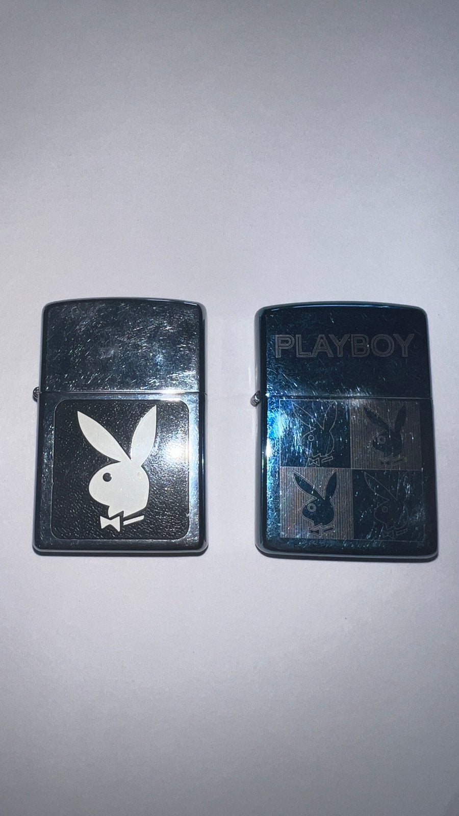 ZIPPO - 2 pièces de la collection Playboy. Usagé, Enlèvement, Utilisé