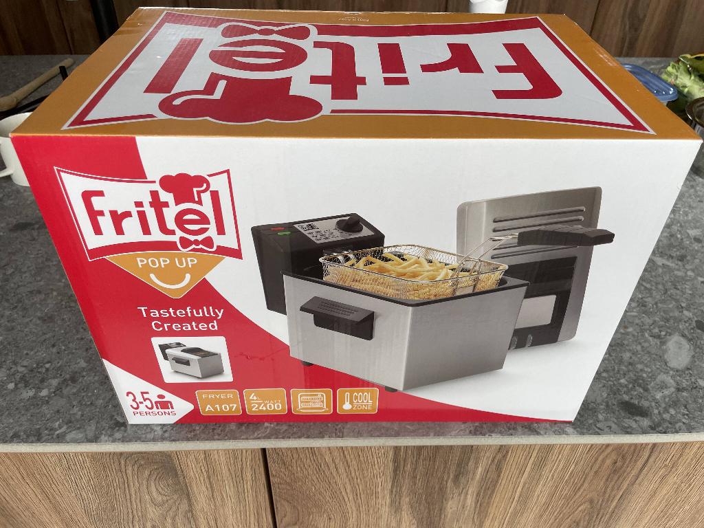 Friteuse - Fritel A107 (nooit gebruikt!), Elektronische apparatuur, Frituurpannen, 4 liter of meer, Ophalen, Nieuw
