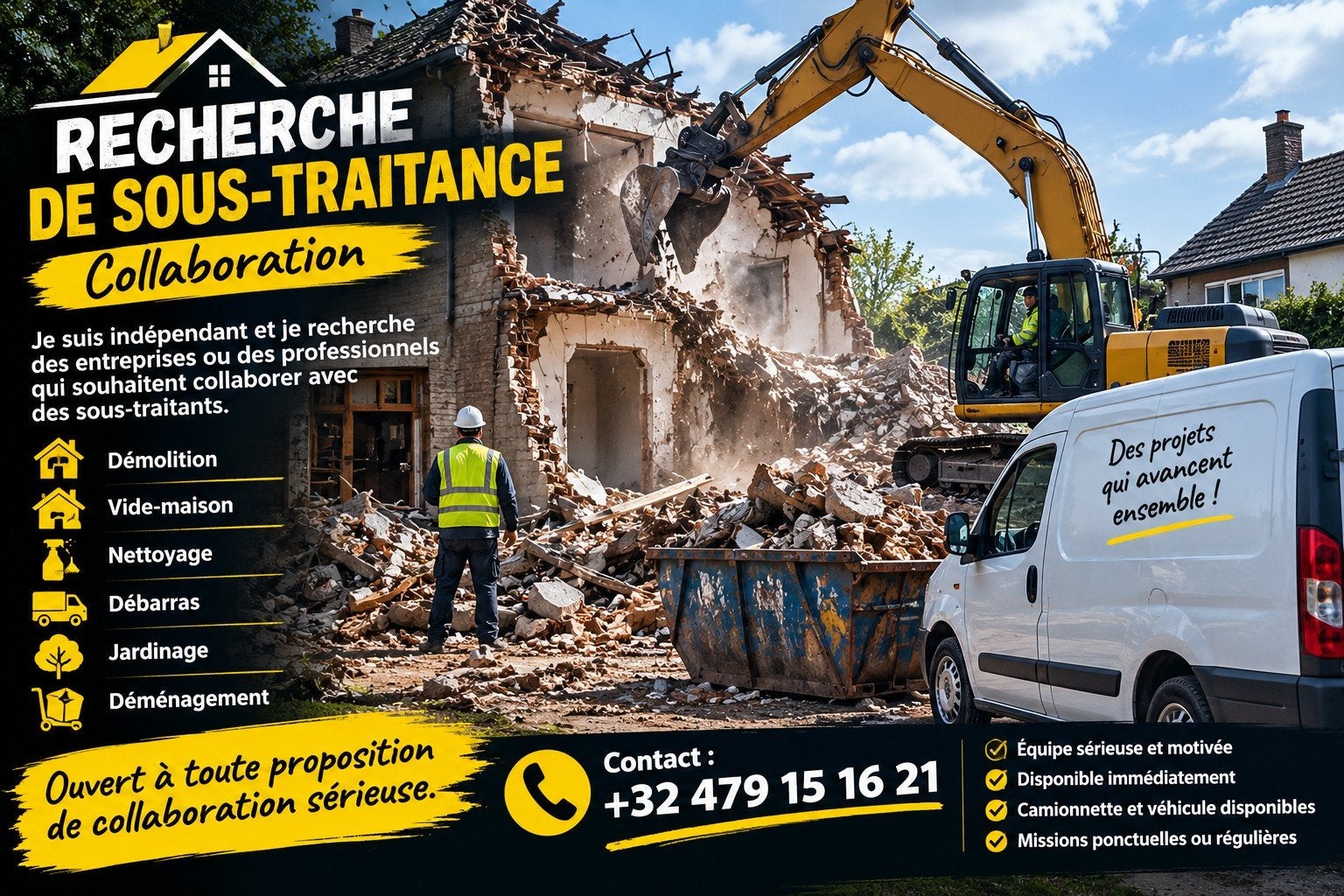 RECHERCHE DE SOUS-TRAITANCE –