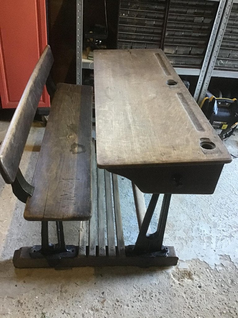 Vieux Banc d'école, Ophalen, Gebruikt