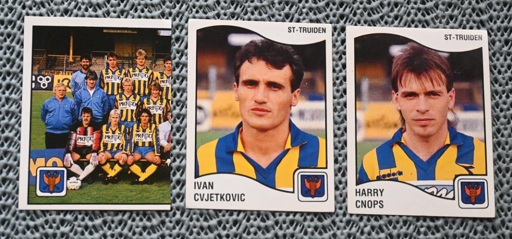 Panini Football 90/STVV - Saint-Truiden/3 autocollants, Envoi, Comme neuf, Affiche, Image ou Autocollant