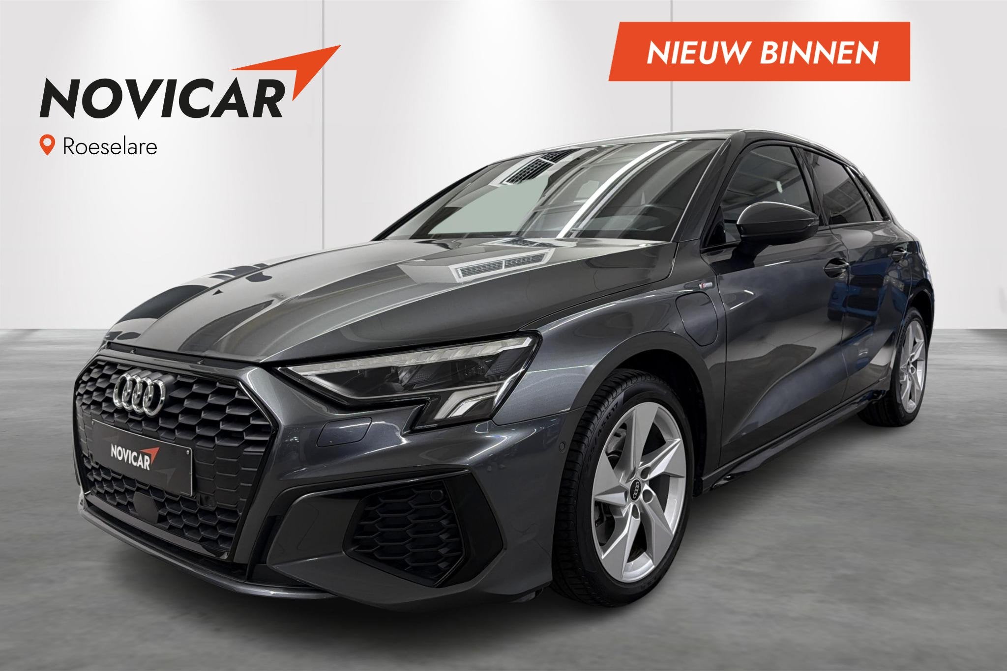 Audi A3 Sportback 1.4 40 TFSI e S Line (automatique), Autos, Argent ou Gris, Achat, Hybride rechargeable, Noir