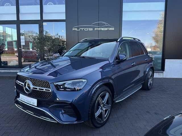 Mercedes-Benz GLE 350 de 4-Matic PHEV AMG Line, Auto's, Mercedes-Benz, Automaat, 143 kW, Beige, Blauw