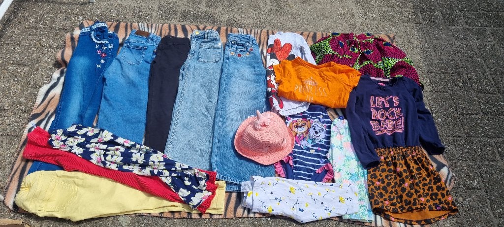Meisje kleding 110, Kinderen en Baby's, Kinderkleding | Maat 110, Ophalen, Gebruikt, Meisje