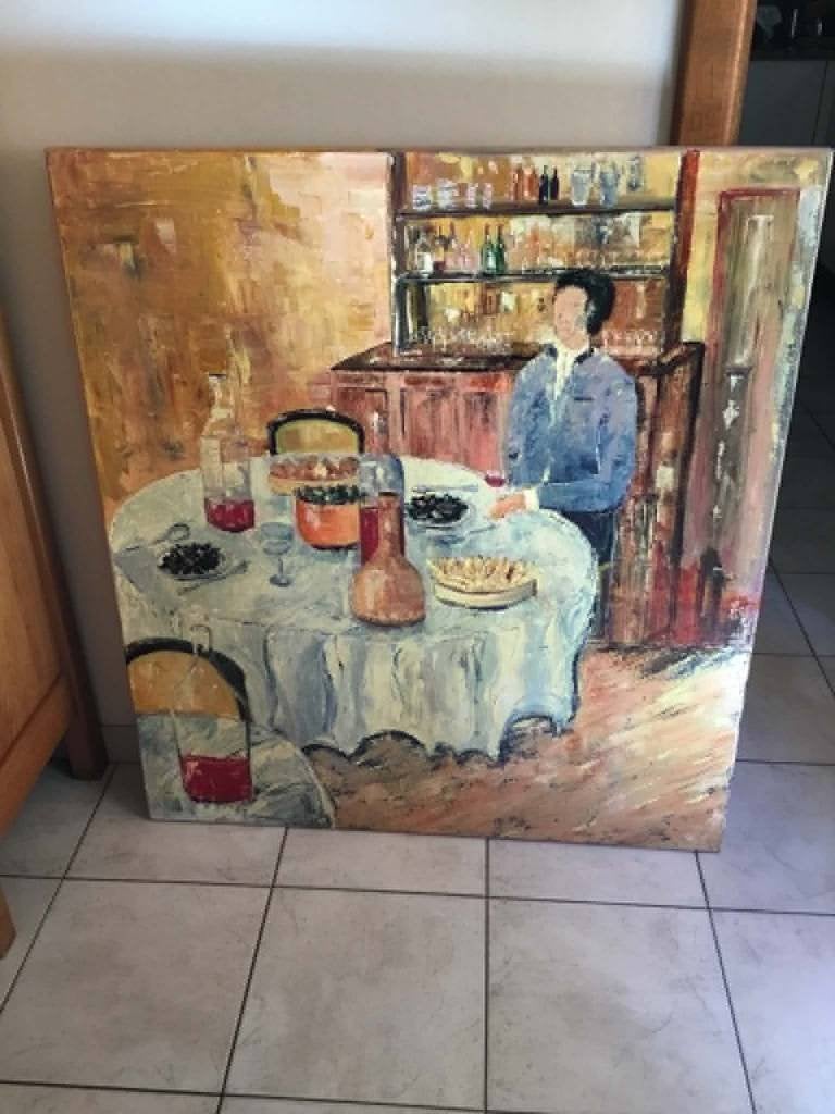 Peinture de l'artiste Yan Roggemans, Antiquités & Art, Art | Peinture | Classique, Peinture à l'huile, Enlèvement, Toile, Daté