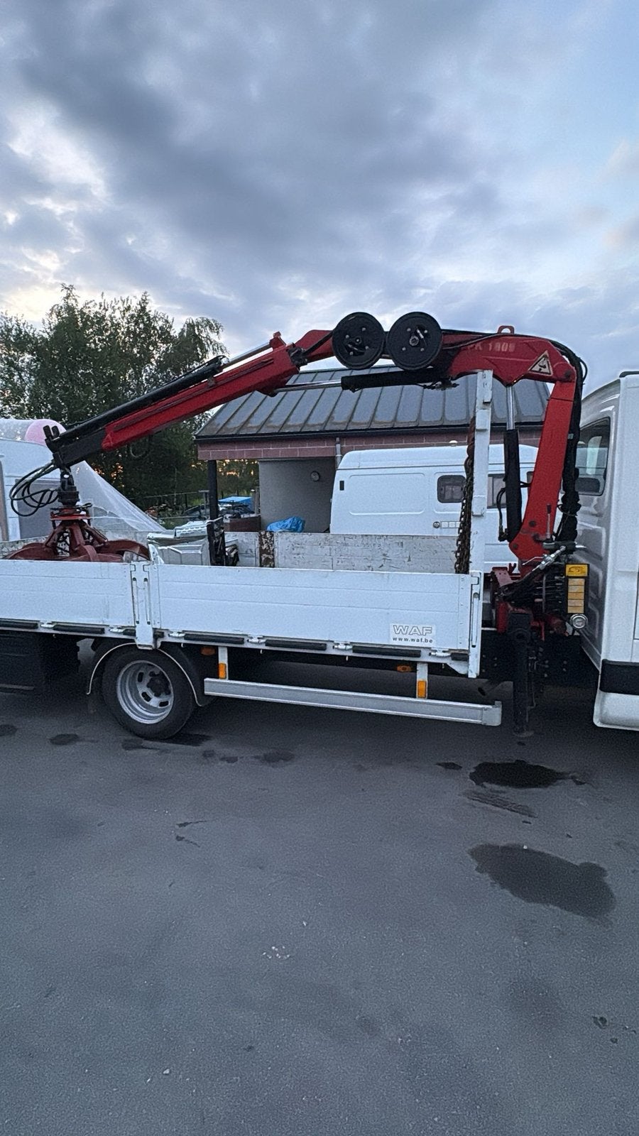Palfinger pk1800, Enlèvement ou Envoi