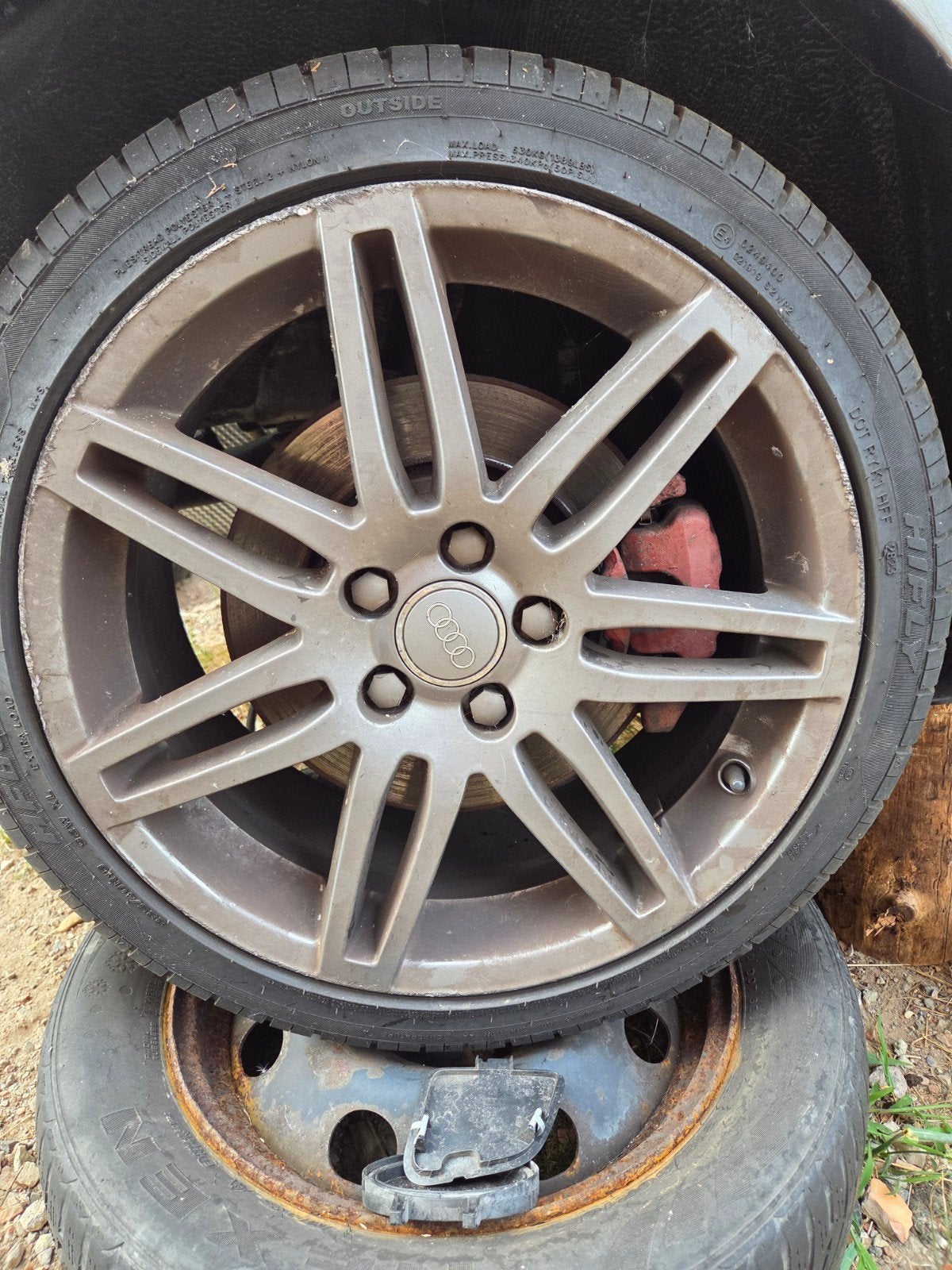 18 inch opknap setje velgen Ronal audi, Autos : Pièces & Accessoires, Enlèvement, 18 pouces, Jante(s)