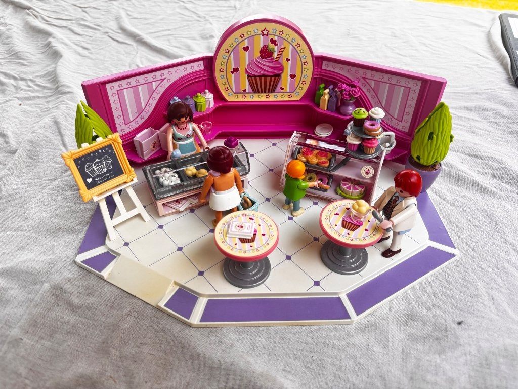 Cupcake winkel Playmobile, Kinderen en Baby's, Speelgoed | Playmobil, Zo goed als nieuw, Complete set, Gebouw, Ophalen of Verzenden