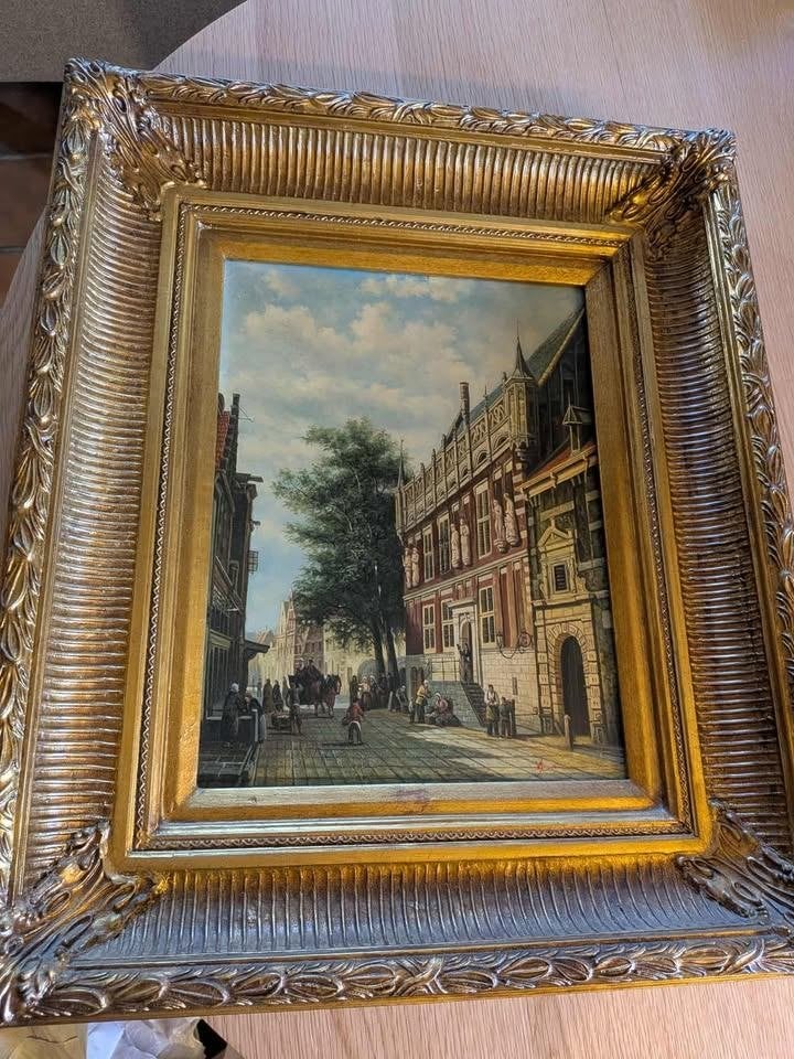 Olieverfschilderij - - Jan Van Baelen, Ophalen, Olieverf