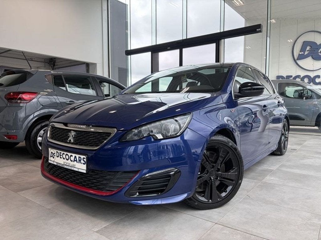 Peugeot 308 GTI / Panoramisch Dak / Keyless / DENON Sound S, 185 kW, Blauw, 250 pk, Parkeersensor