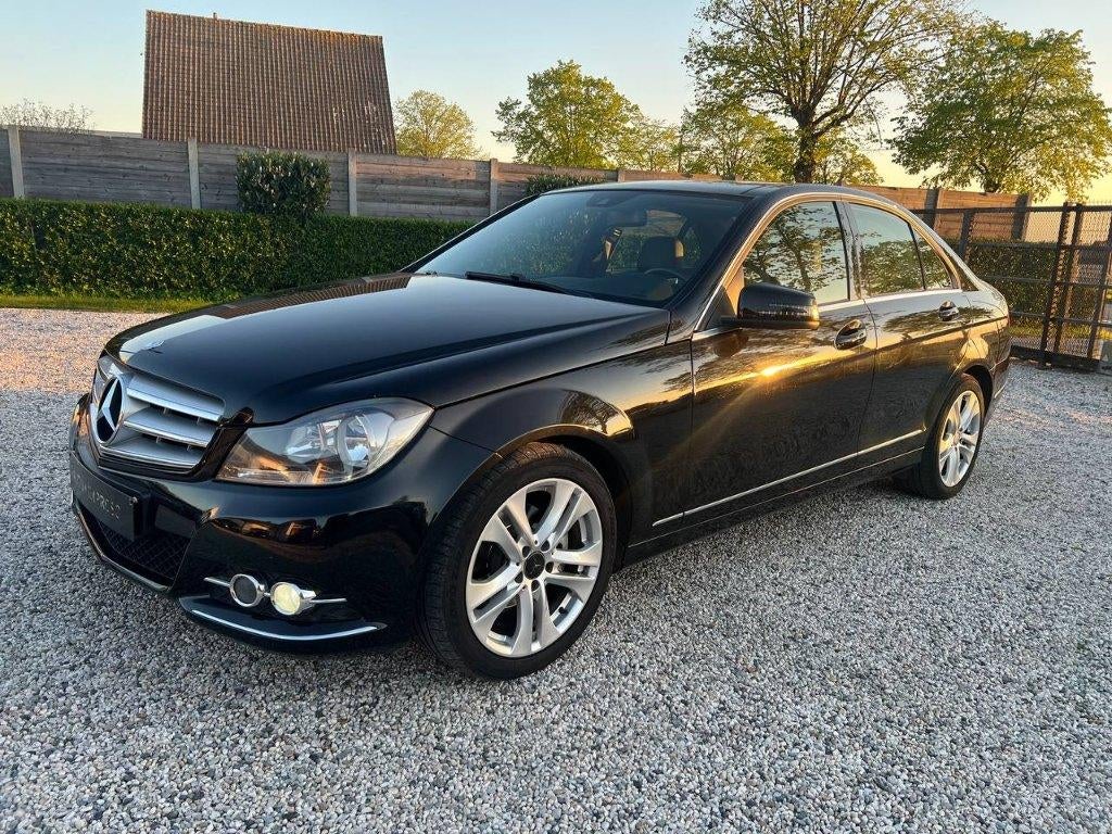 Mercedes C200 D/Navi/Cruise/Clima/Garantie/***, 100 kW, Zwart, 4 cilinders, Zwart