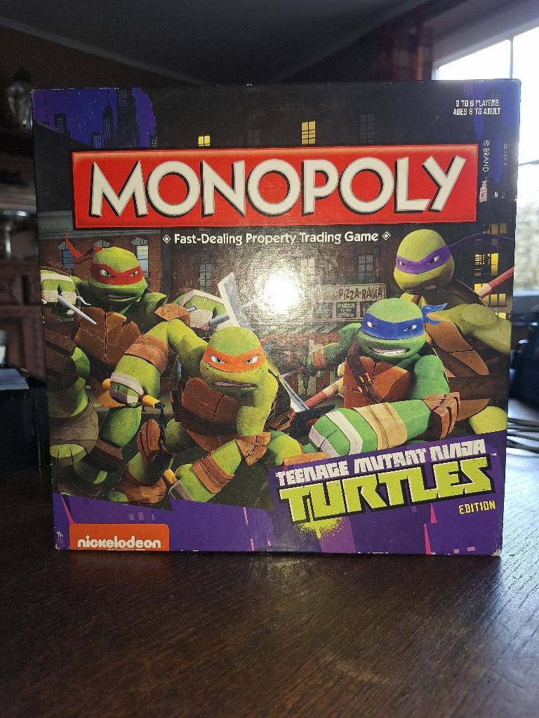 MONOPOLY TEENAGE MUTANT NINJA TURTLES, Cinq joueurs ou plus, Enlèvement ou Envoi, Utilisé, Hasbro