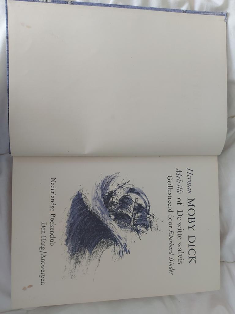 Boek Moby Dick, Enlèvement