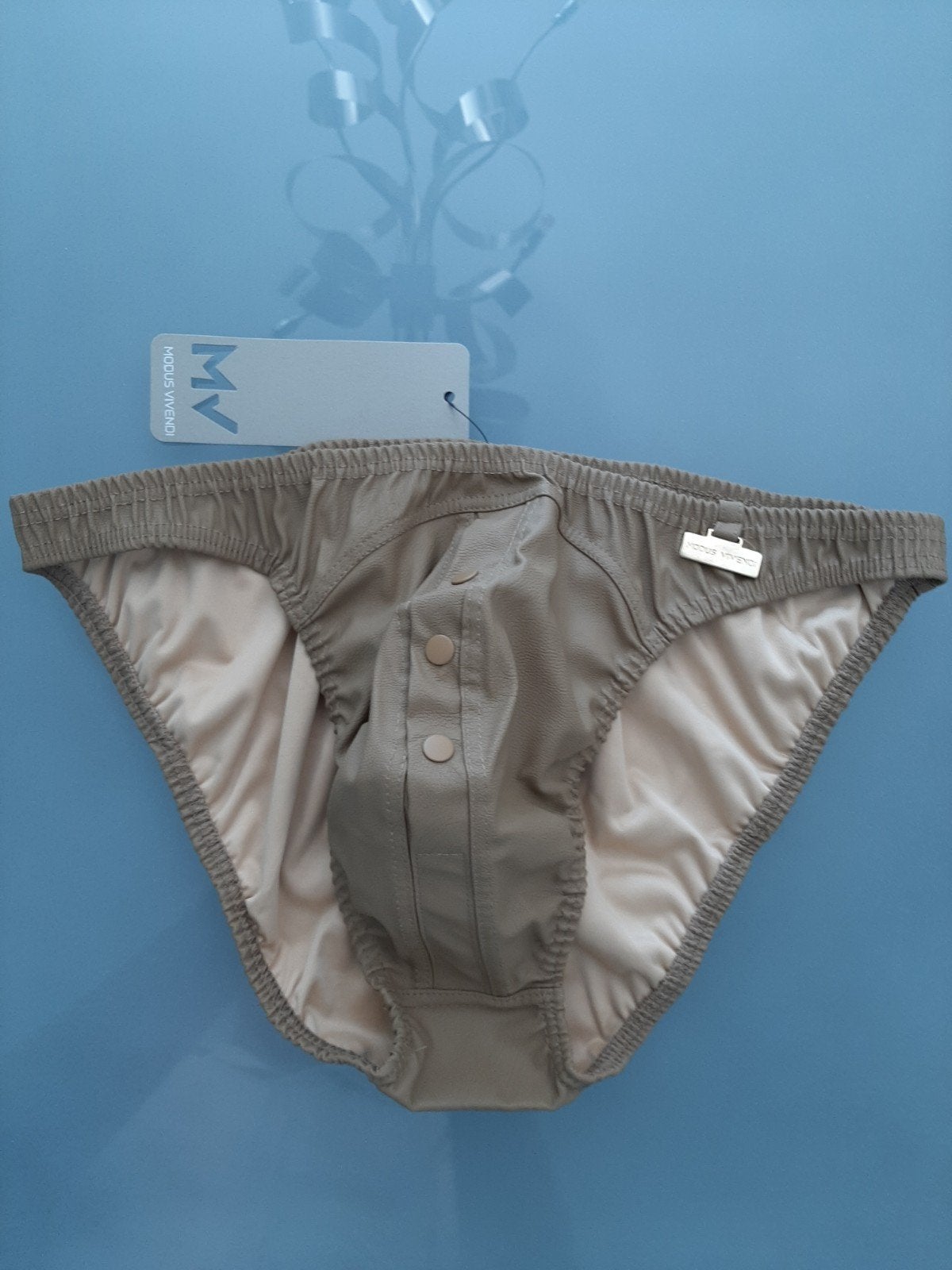 sexy  Ledere slip met  drukknopen  nieuw, Kleding | Heren, Ondergoed, Ophalen of Verzenden