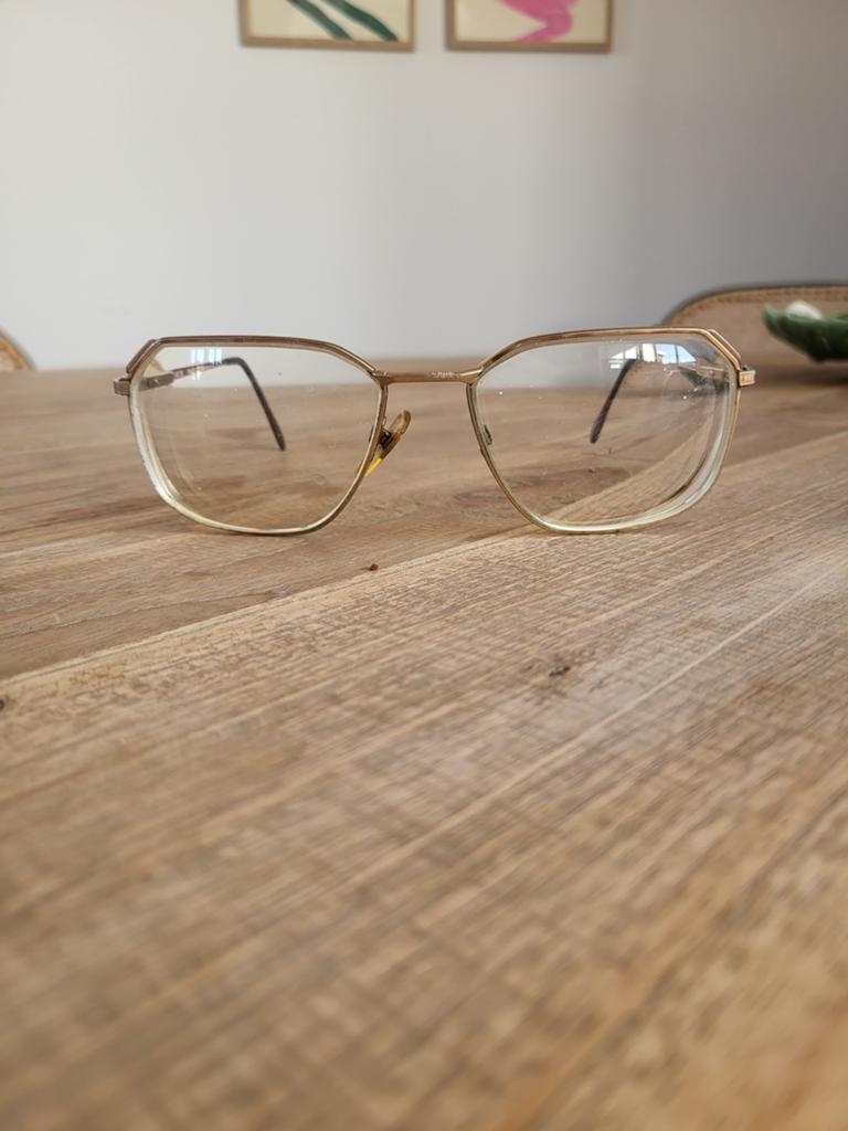 Monture de lunettes vintage en or - Allemagne de l'Ouest, Enlèvement ou Envoi