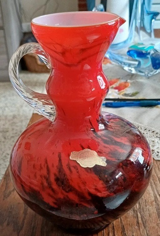 Vase ancien Opaline de Florence  vintage 60s/70s, Antiquités & Art, Envoi