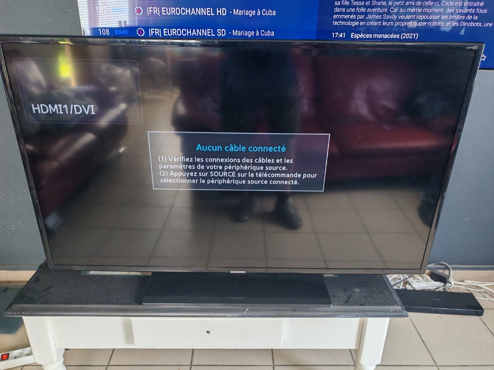Tv Samsung fonctionne parfaitement 3d, TV, Hi-fi & Vidéo, Télévisions, Enlèvement, Samsung