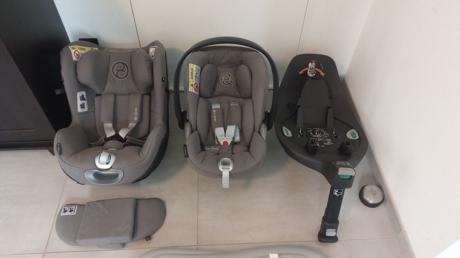 cybex autostoel cloud z+ sirona +base, Autogordel of Isofix, Afneembare rugleuning, Zo goed als nieuw, Ophalen
