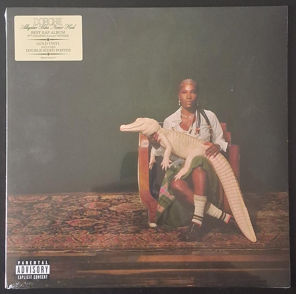 LP Doechii - Alligator Bites Never Heal (Limited Gold Vinyl), Limited edition, Ophalen of Verzenden, Nieuw in verpakking, 12 inch