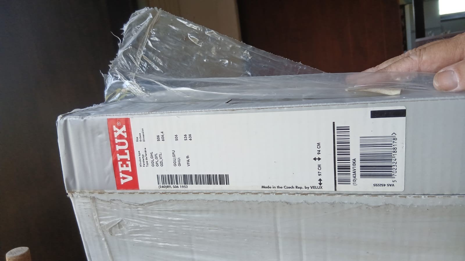 velux, Enlèvement