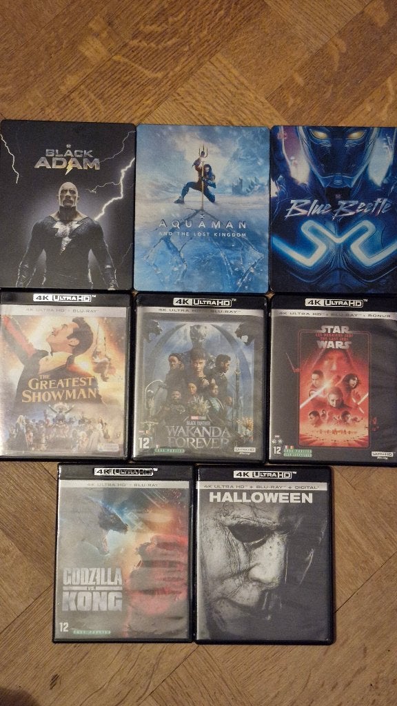 Différents bluray 4k, Enlèvement ou Envoi, Film, Comme neuf, Blu-ray 4K Ultra HD