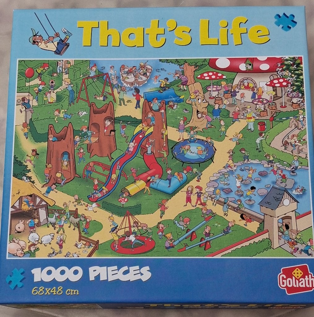 Puzzle Goliath 1000pcs, Enlèvement, 500 à 1500 pièces, Comme neuf, Puzzle