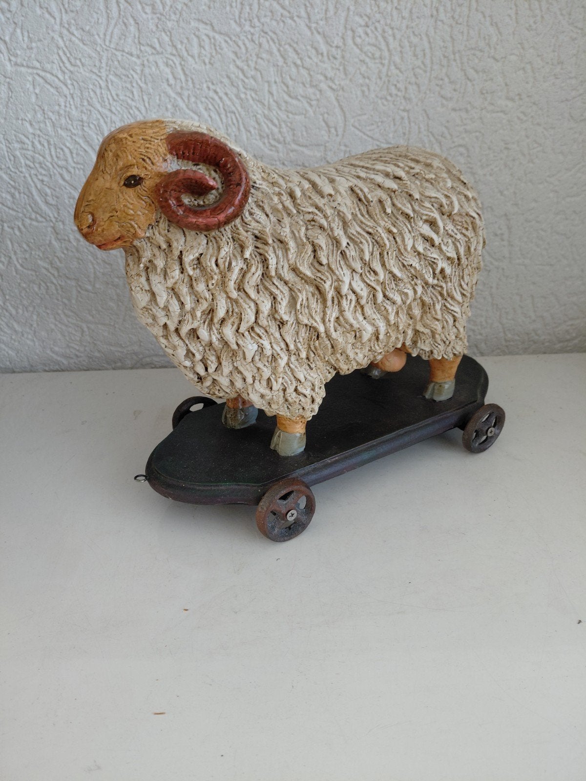 Oude ram op wielen, Antiek en Kunst, Ophalen of Verzenden