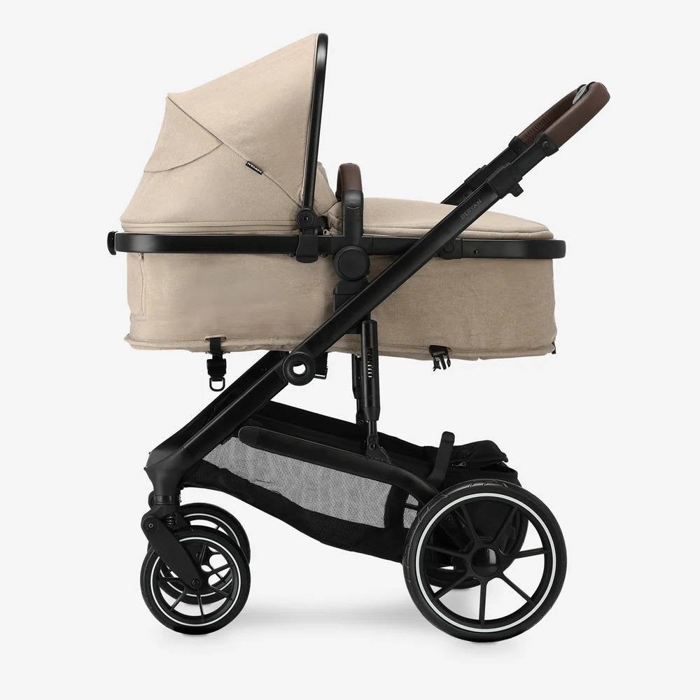 Deryan Noa Kinderwagen 2-in-1 - Wandelwagen - Nougat, Ophalen of Verzenden, Zo goed als nieuw, Overige merken, Verstelbare rugleuning