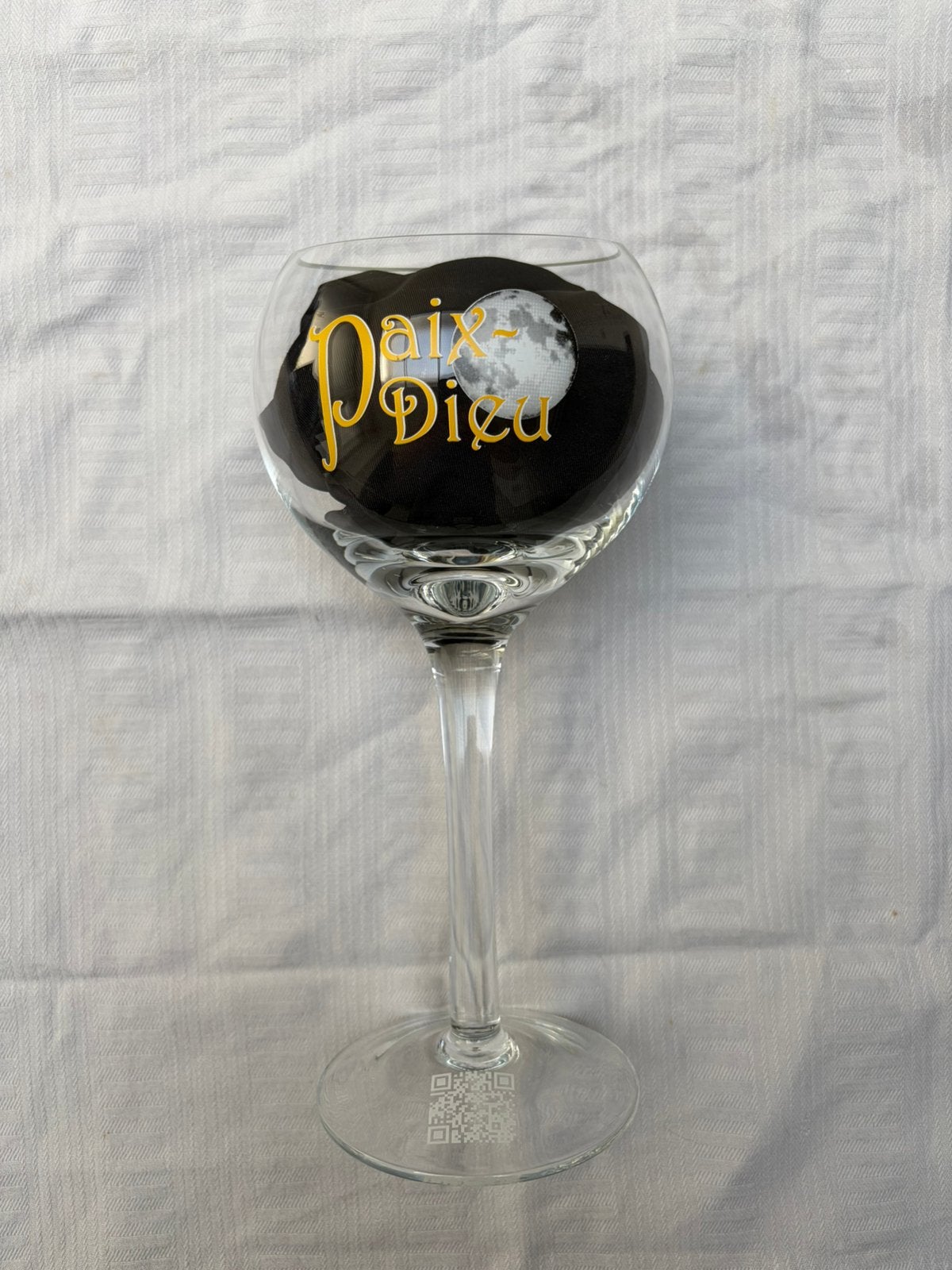 Verre rare Paix Dieu 33CL, Collections, Enlèvement, Utilisé, Verre à bière