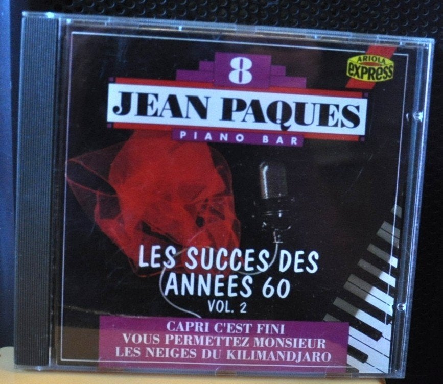 cd instrumental piano bar jean paques (x20125), Enlèvement ou Envoi, Utilisé