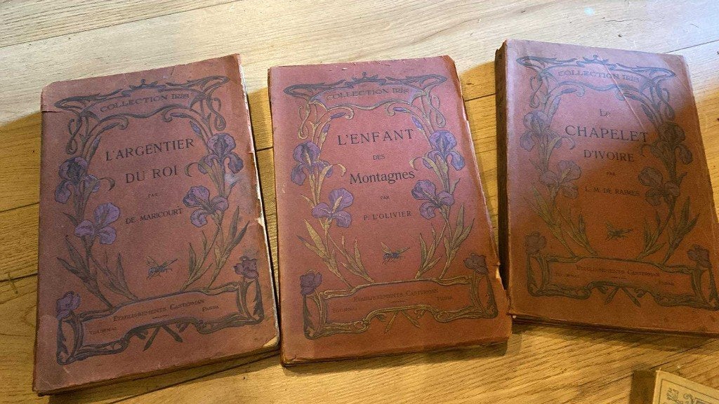 Lot de 3 anciens livres collection Iris casterman, Enlèvement ou Envoi