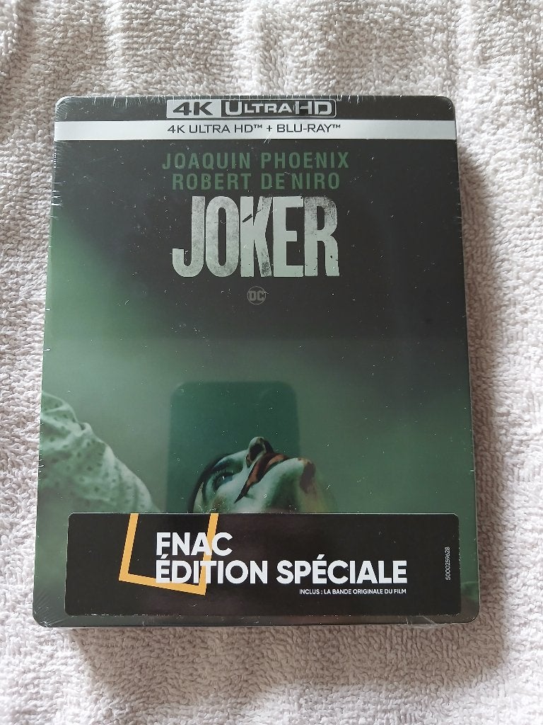 JOCKER 4K ULTRA HD STEELBOOK, CD & DVD, Avec suppléments, Néerlandais, Drame, Film